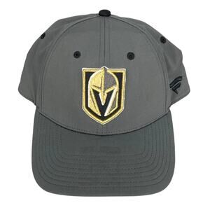 NHL LAS VEGAS GOLDEN KNIGHTS Hat Cap By PRO FANATICS Gray Yellow ONE SIZE